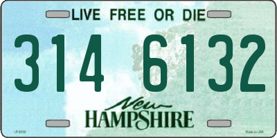 NH license plate 3146132