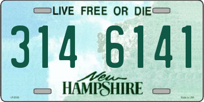 NH license plate 3146141