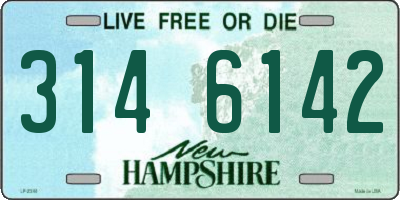 NH license plate 3146142