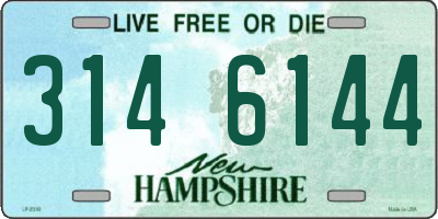 NH license plate 3146144