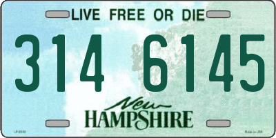 NH license plate 3146145