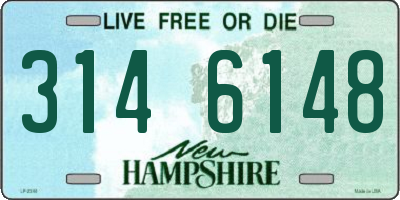 NH license plate 3146148