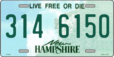 NH license plate 3146150