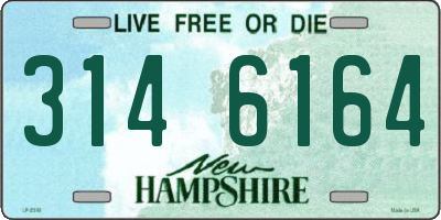 NH license plate 3146164