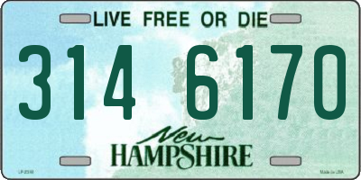 NH license plate 3146170