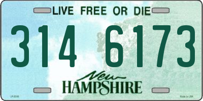 NH license plate 3146173