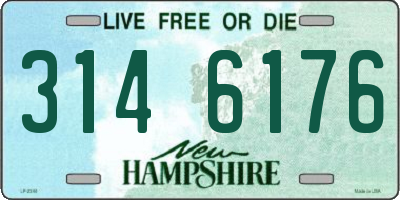 NH license plate 3146176