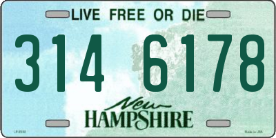 NH license plate 3146178