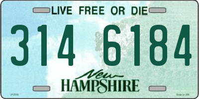 NH license plate 3146184