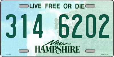 NH license plate 3146202