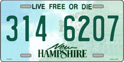 NH license plate 3146207