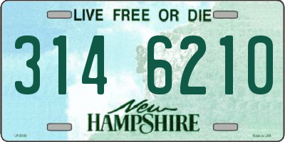 NH license plate 3146210