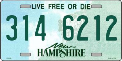 NH license plate 3146212