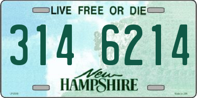 NH license plate 3146214