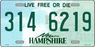 NH license plate 3146219