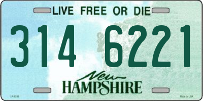 NH license plate 3146221