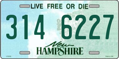 NH license plate 3146227