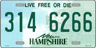 NH license plate 3146266