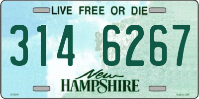 NH license plate 3146267