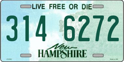 NH license plate 3146272