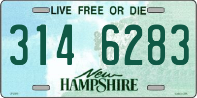 NH license plate 3146283