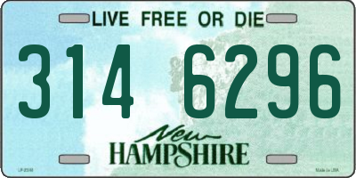 NH license plate 3146296