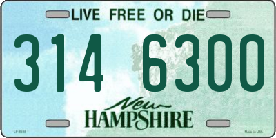 NH license plate 3146300