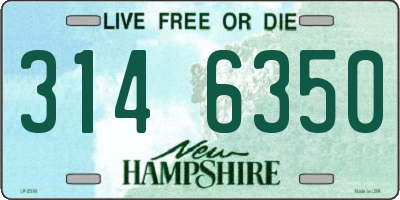 NH license plate 3146350
