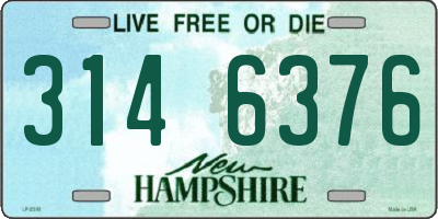 NH license plate 3146376