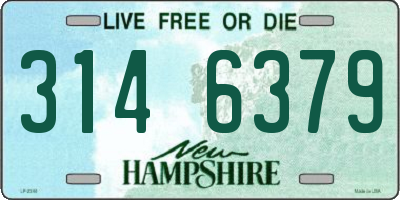 NH license plate 3146379