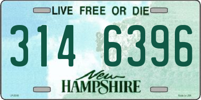 NH license plate 3146396
