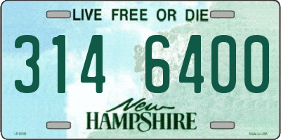 NH license plate 3146400