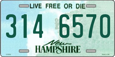 NH license plate 3146570