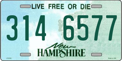 NH license plate 3146577