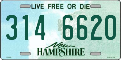 NH license plate 3146620