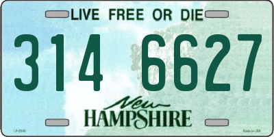 NH license plate 3146627