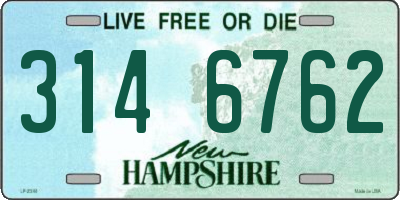 NH license plate 3146762