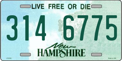 NH license plate 3146775