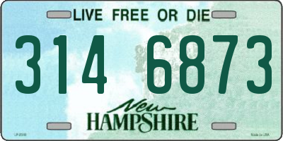 NH license plate 3146873