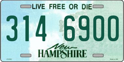 NH license plate 3146900