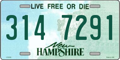 NH license plate 3147291