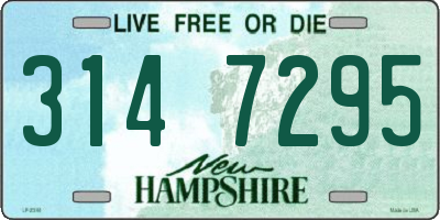 NH license plate 3147295