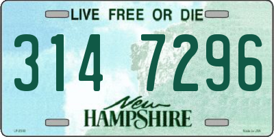 NH license plate 3147296
