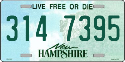 NH license plate 3147395