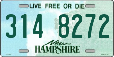 NH license plate 3148272
