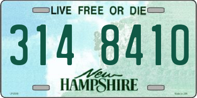 NH license plate 3148410