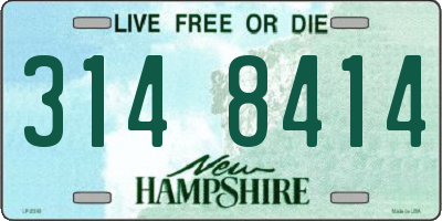 NH license plate 3148414