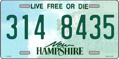 NH license plate 3148435