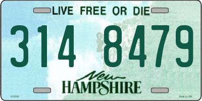 NH license plate 3148479