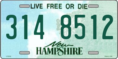 NH license plate 3148512